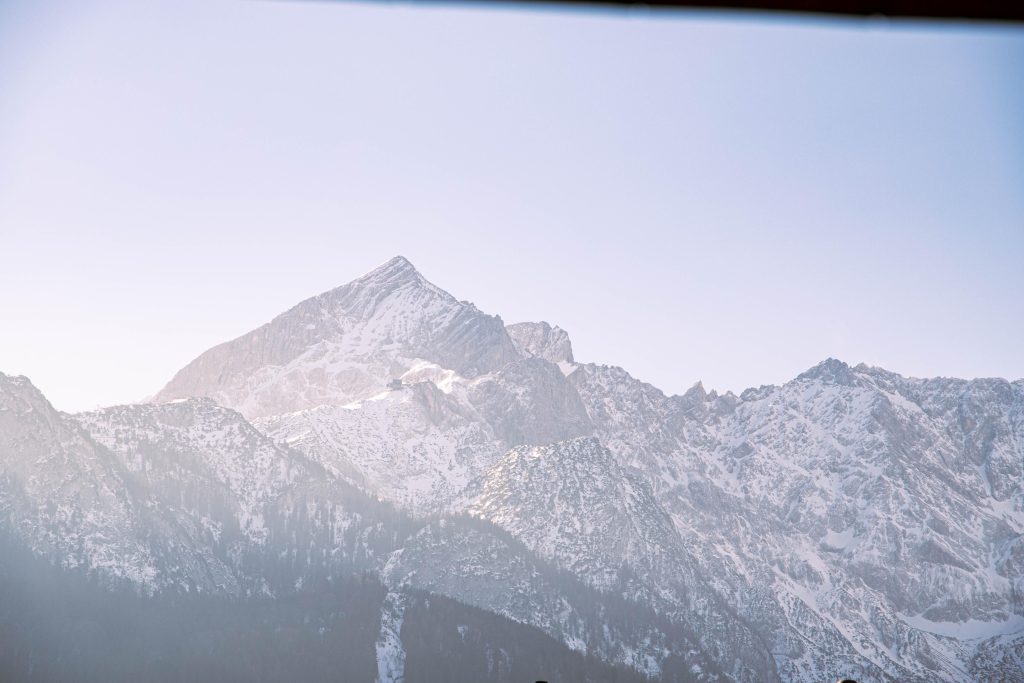 Bergkette in Garmisch-Partenkirchen