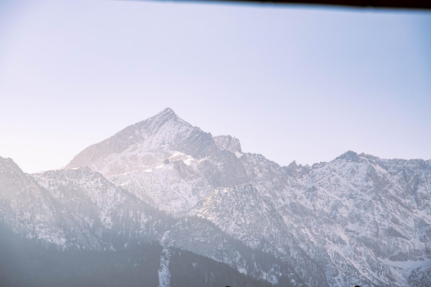 Bergkette in Garmisch-Partenkirchen