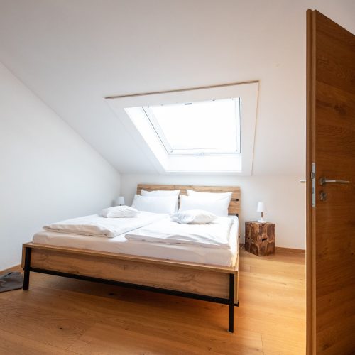 Eingang zum Schlafzimmer in Ferienwohnung in Garmisch-Partenkirchen