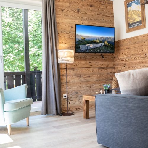 Fernseher in Ferienwohnung in Garmisch-Partenkirchen