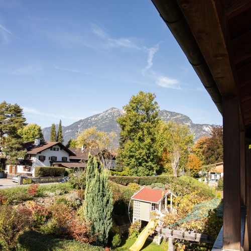 blick auf die Alpen in Ferienwohnung in Garmisch-Partenkirchen